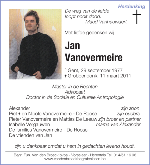 Jan Vanovermeire