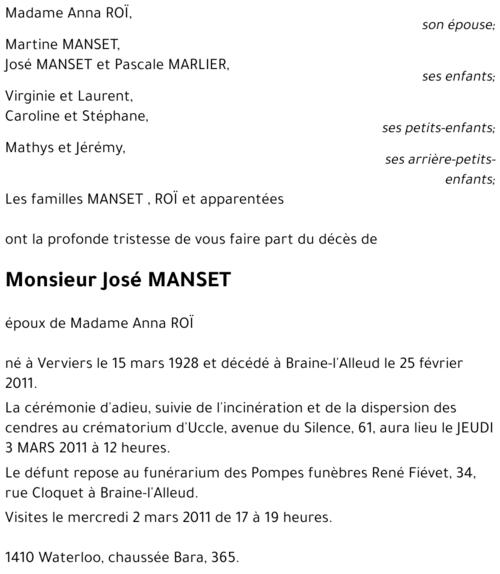 José MANSET