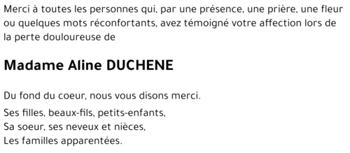 Aline DUCHENE
