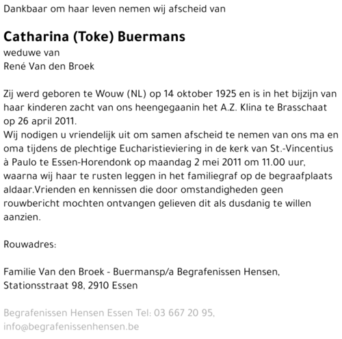Catharina Buermans