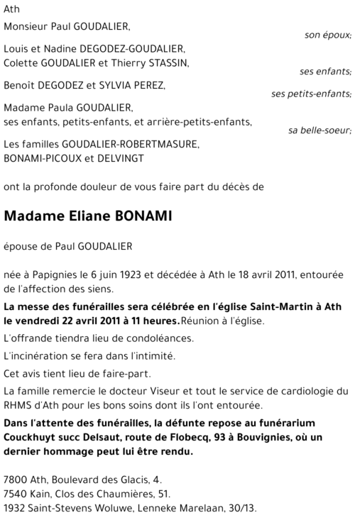 Eliane BONAMI