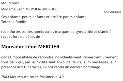 Léon MERCIER