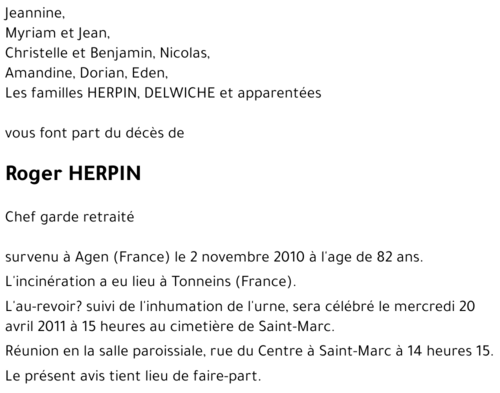 Roger HERPIN