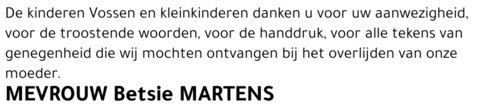 Betsie MARTENS