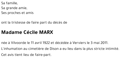 Cécile MARX