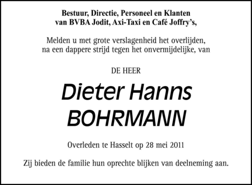 Dieter Bohrman