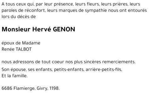 Hervé GENON