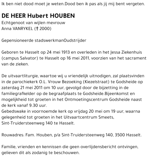Hubert Houben