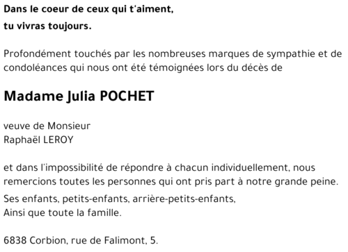 Julia POCHET