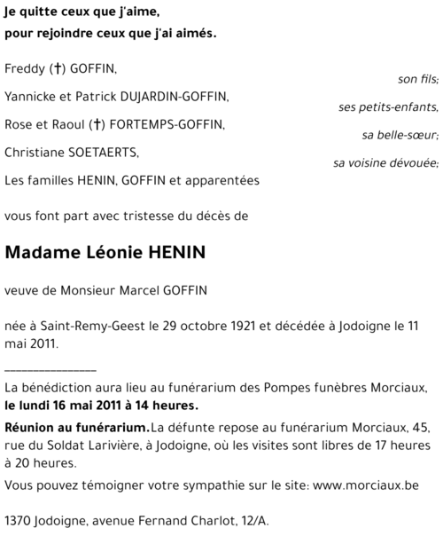 Léonie HENIN