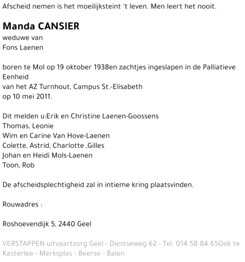 Manda Cansier