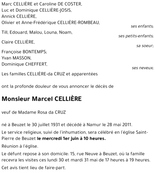 Marcel CELLIERE