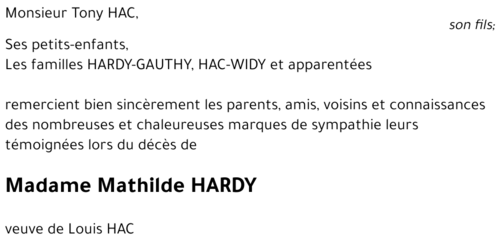 Mathilde HARDY