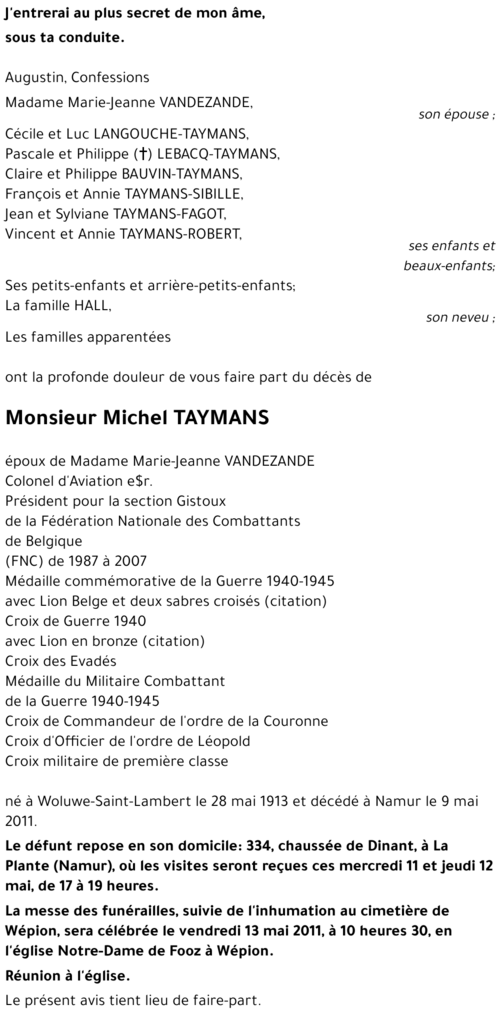 Michel TAYMANS