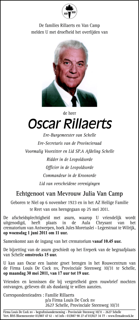 Oscar Rillaerts