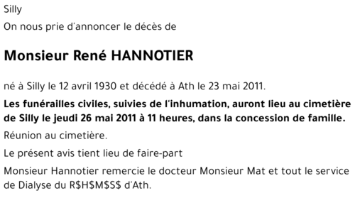 René Hannotier