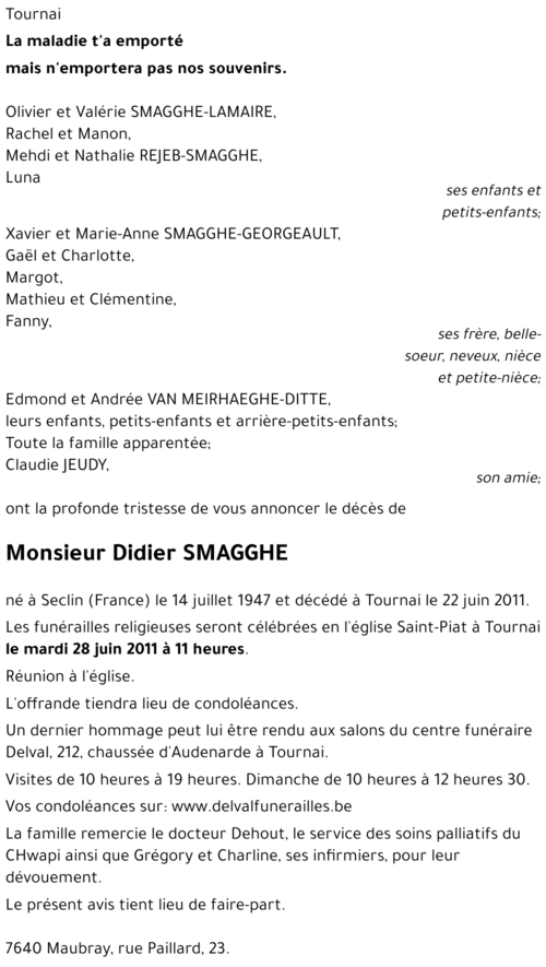 Didier SMAGGHE