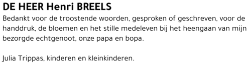 Henri BREELS