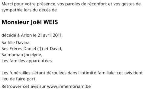 Joël WEIS