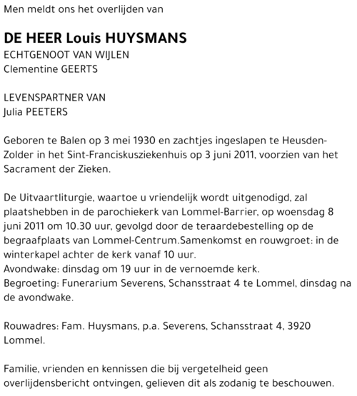 Louis Huysmans