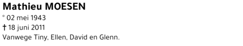 Mathieu Moesen
