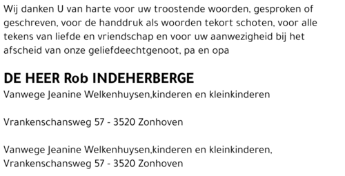 Rob Indeherberge
