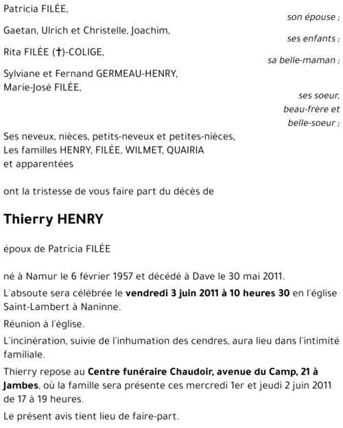 Thierry HENRY