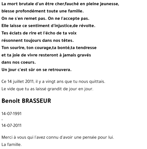 Benoit BRASSEUR
