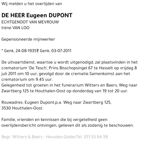 Eugeen Dupont