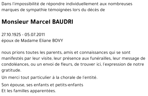 Marcel BAUDRI
