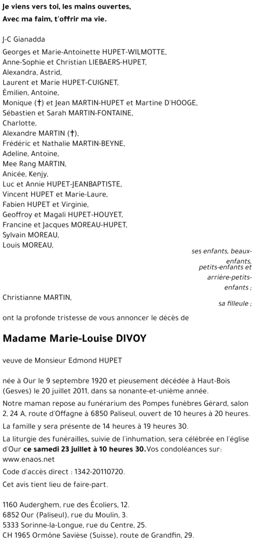 Marie-Louise DIVOY