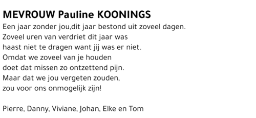 Pauline Koonings
