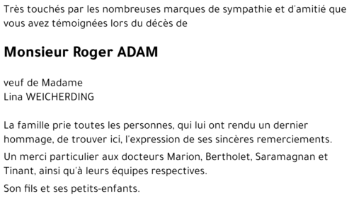 Roger ADAM