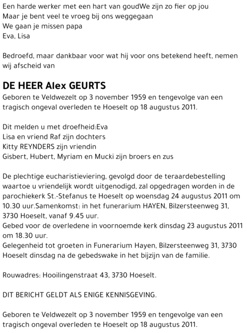 Alex Geurts