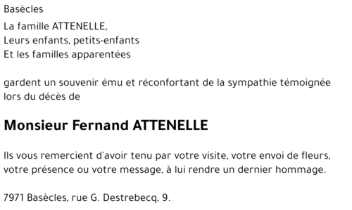 Fernand ATTENELLE