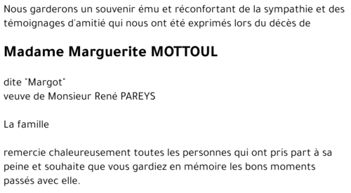 Marguerite MOTTOUL