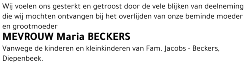 Maria Beckers