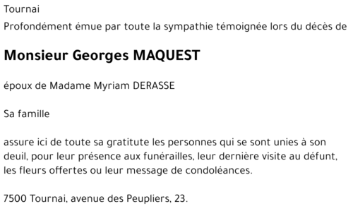 Georges MAQUEST
