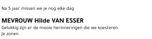 Hilde Van Esser