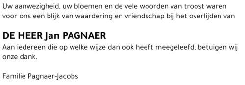 Jan PAGNAER