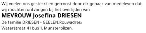 Josefina DRIESEN