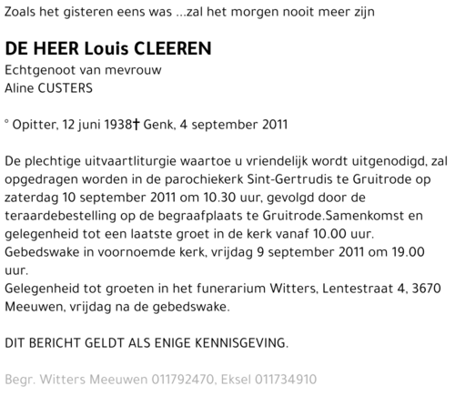 Louis Cleeren