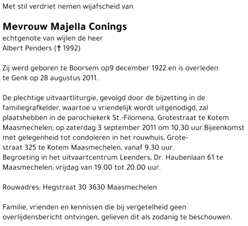 Majella Conings