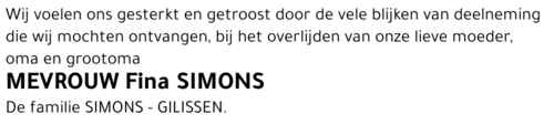 Fina SIMONS