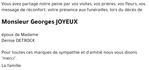 Georges JOYEUX