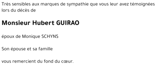 Hubert GUIRAO