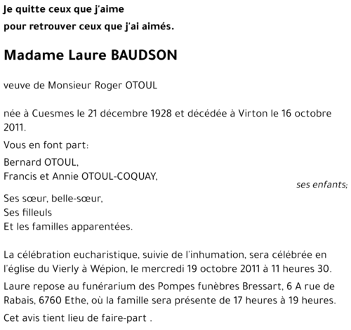 Laure BAUDSON