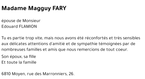 Magguy FARY