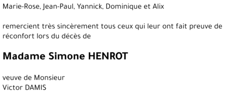 Simone HENROT