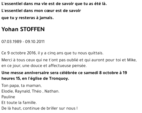 Yohan STOFFEN